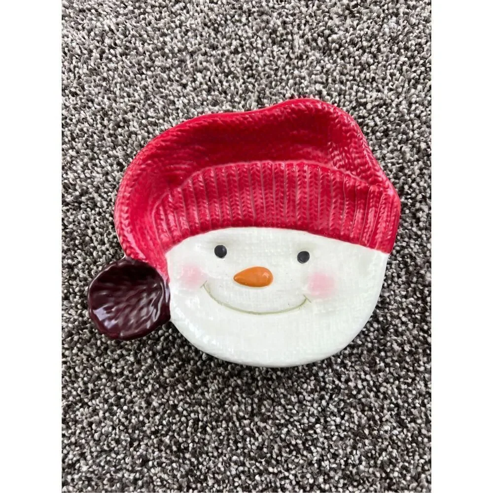 Hallmark snowman plate